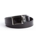 Burberry Charcoal Check Faux Leather Reversible Belt - Lyst