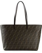 Fendi Ff Logo 'Roll' Tote Bag - Lyst