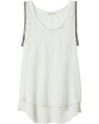 Rebecca Taylor Embellished Tank - Lyst