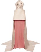Delpozo Pale Pink Double Sided Silk Twill Gown - Lyst