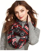 Collection Xiix Christmas Printed Infinity Loop - Lyst