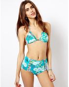 Seafolly Songbird Slide Triangle Bikini Top - Lyst