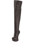 Giuseppe Zanotti Thigh-High Wedge Platform Boot - Lyst