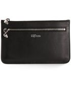 Alexander McQueen Studded Skull Charm Clutch - Lyst