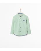 Zara Boys' Horizontal Striped Shirt - Lyst