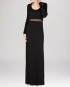 BCBGeneration Maxi Dress - Mesh Inset - Lyst