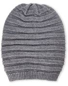 Portolano Chunky Ribbed Beanie - Lyst
