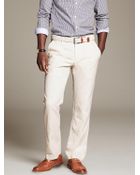 Banana Republic Straight-Fit Linen Drawstring Pant - Lyst