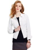 Tommy Hilfiger Classic White Demin Jacket - Lyst
