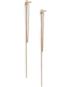 Zoe Chicco Diamond & 14K Yellow Gold Bar Fringe Earrings - Lyst