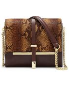 Vince Camuto Leila Leather Shoulder Bag - Lyst