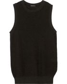 Theory Andreet Open-Knit Pima Cotton And Cashmere-Blend Sweater Vest - Lyst