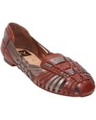 Dv By Dolce Vita Zena Woven Leather Flats - Lyst