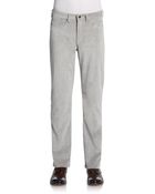 Saks Fifth Avenue Black Label Micro-Wale Corduroy Pants - Lyst