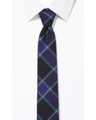 Express Narrow Cotton Tie - Plaid - Lyst