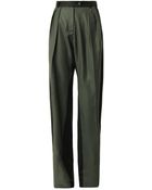 Preen Pleat-Front Wide-Leg Trousers - Lyst