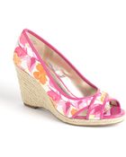 Anne Klein Teodor Espadrille Wedge Pumps - Lyst