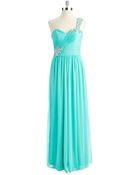 Xscape One Shoulder Beaded Gown - Lyst