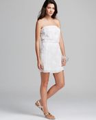 Charles Henry Dress Embroidered - Lyst