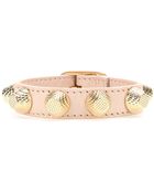 Balenciaga Giant Stud Leather Bracelet - Lyst