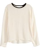 H&M Woven Blouse - Lyst