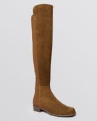 Stuart Weitzman Over The Knee Stretch Suede Tall Boots - Lyst
