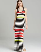Vince Camuto Multi Stripe Maxi Dress - Lyst
