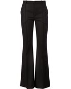 Bouchra Jarrar Flared Trousers - Lyst