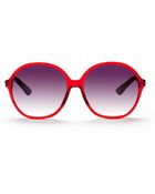 Vince Camuto Vc602 Red Xl Round Sunglasses - Lyst