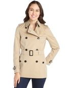 Burberry Honey Double-Breasted Trench Coat - Lyst