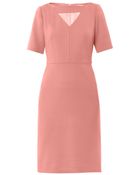 OSMAN V-Neck Wool-Blend Dress - Lyst