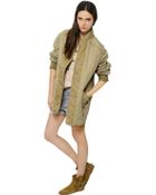 Etoile Isabel Marant Oversized Quilted Linen Blend Coat - Lyst