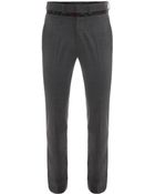 McQ by Alexander McQueen Scratch Trim Tuxedo Trousers - Lyst