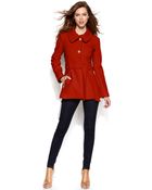 Jessica Simpson Wool-Blend A-Line Jacket - Lyst