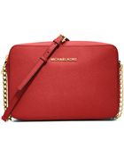 Michael Kors Michael Jet Set Travel Large Crossbody - Lyst