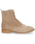Toms Taupe Suede Women'S Alpa Boots - Lyst