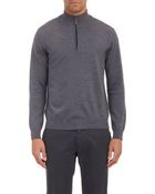 Piattelli Half-Zip Pullover Sweater - Lyst