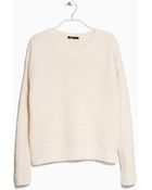 Mango Mohair Wool-Blend Sweater - Lyst