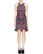 McQ by Alexander McQueen Pixel Leopard Print Trumpet Dress - Lyst