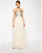 Asos Sequin Bodice Maxi Dress - Lyst