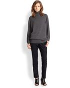 Theory Item Plaid Straight-Leg Ankle Pants - Lyst