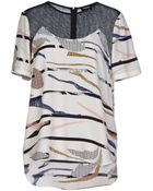 Tibi Blouse - Lyst