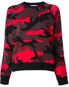 Valentino Camouflage Sweatshirt - Lyst