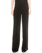 Donna Karan New York Full Chiffon Stripe Pants - Black - Lyst