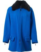Kenzo Boxy Fit Coat - Lyst