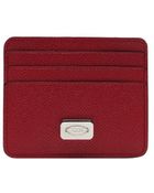 Tod's Red Leather Card Holder - Lyst