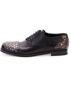 Dolce & Gabbana Siracusa Brass Tack Derby Shoe - Lyst