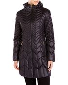 London Fog Hooded Packable Down Jacket - Lyst
