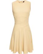 Elie Saab Iris Crepe Cady Crisscross Dress - Lyst