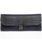Danielle Foster Katie - Blue Leather Clutch Bag - Lyst